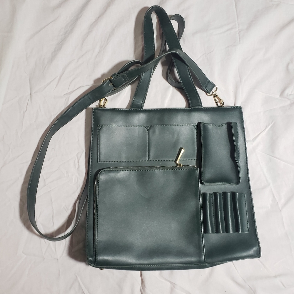 Forest Green Laptop Bag